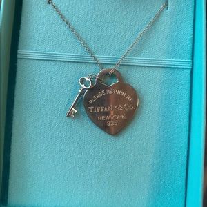 Tiffany’s heart and key necklace